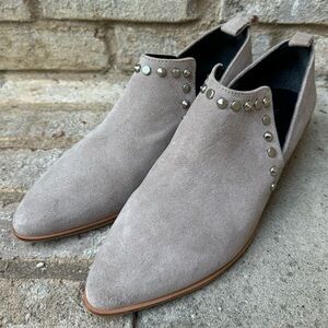 Rebecca Minkoff grey suede booties